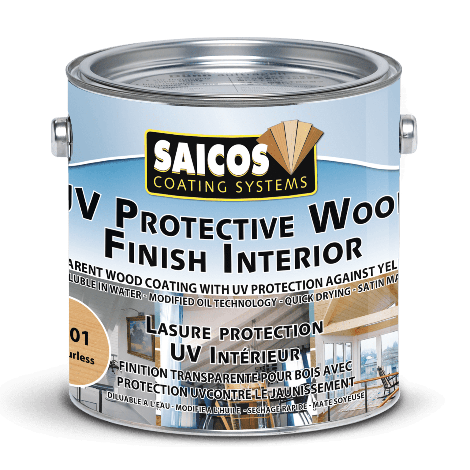 SAICOS Wood Stain for indoors Your UV protection for