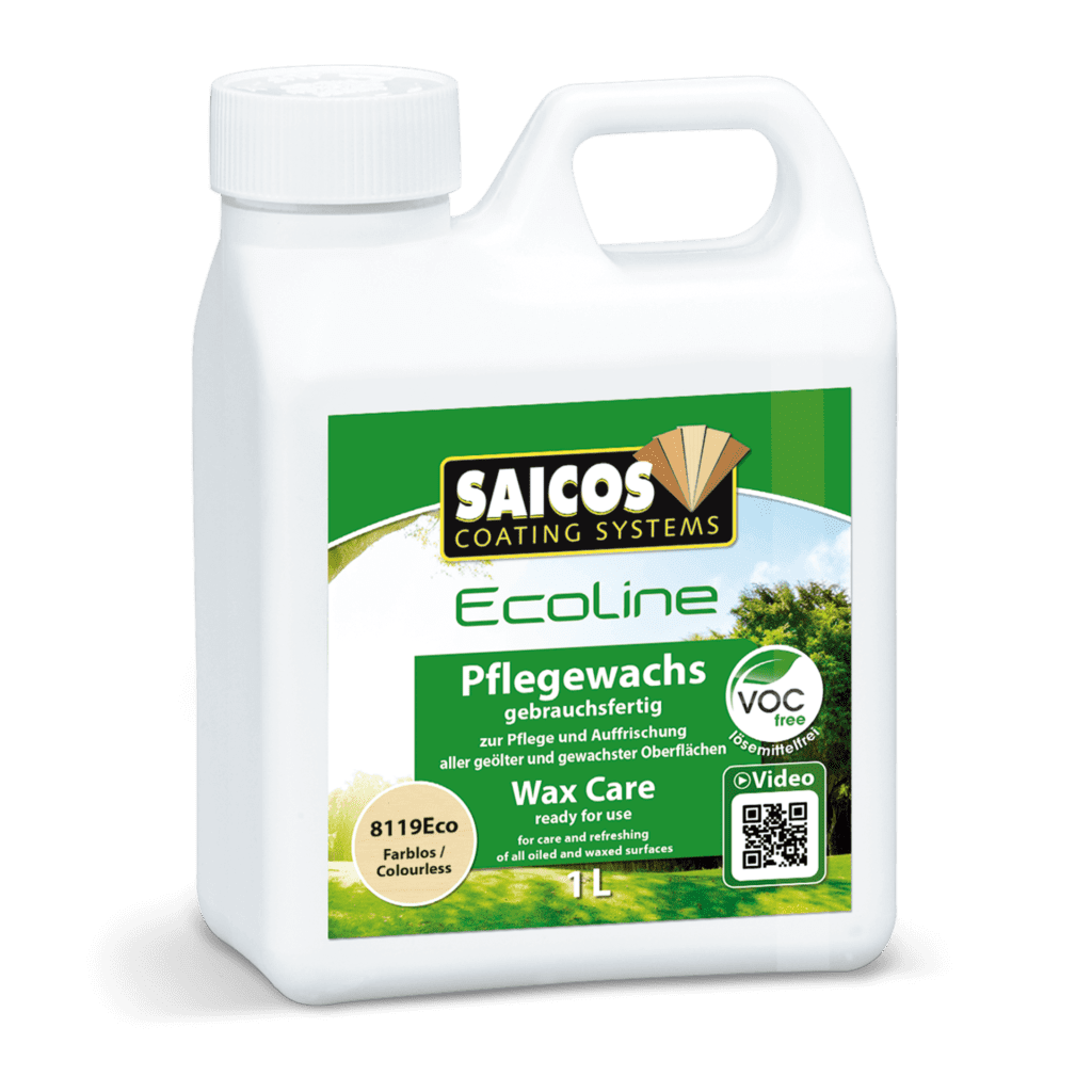 Saicos Ecoline Pflegewachspray Wax Care englisch